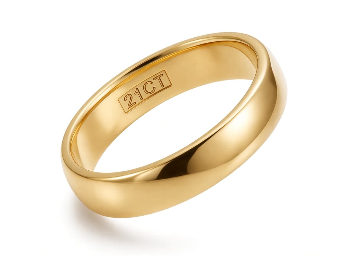 21ct Hallmarked stamp 875