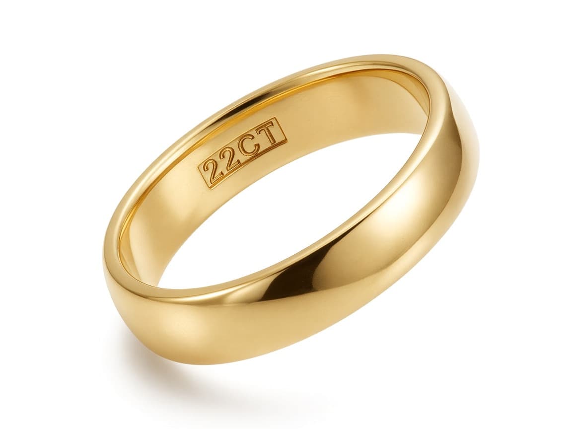 22ct Hallmarked stamp 916